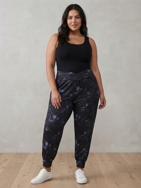Old Navy Black Tie-Dye Plus-Size Jogger Pants